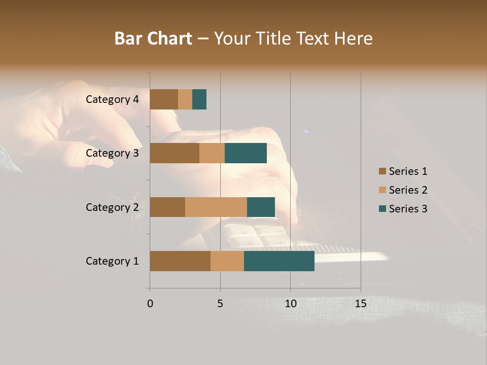 Person Light Finger PowerPoint Template