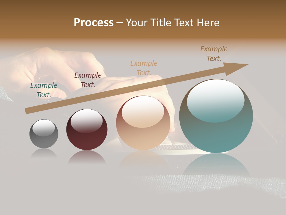 Person Light Finger PowerPoint Template