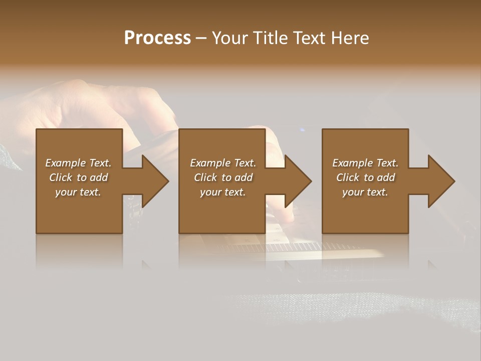 Person Light Finger PowerPoint Template