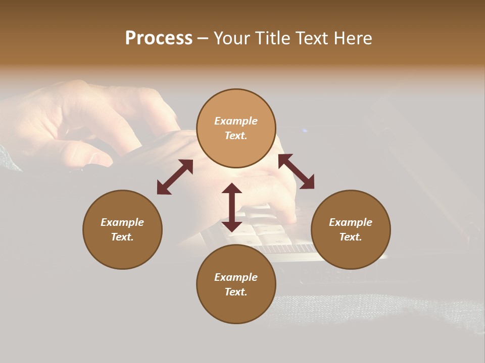 Person Light Finger PowerPoint Template