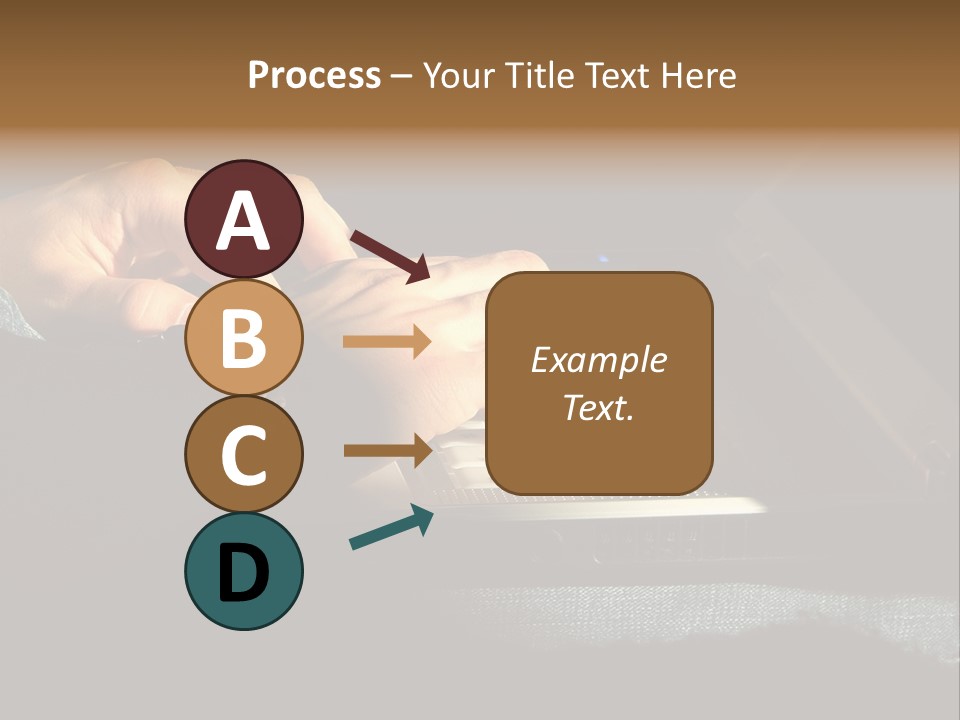 Person Light Finger PowerPoint Template