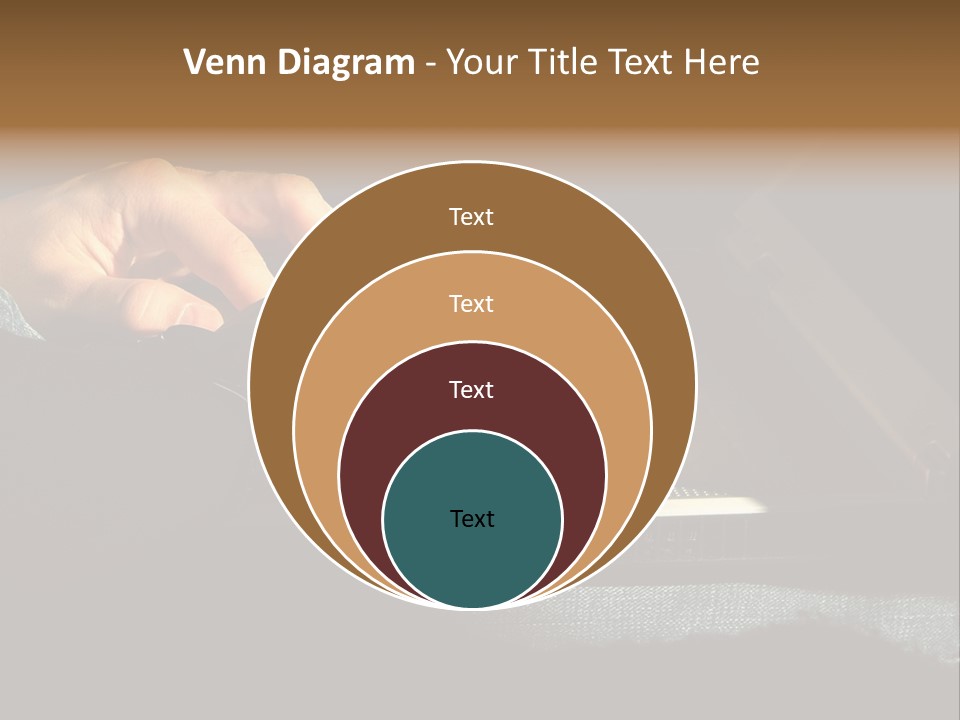 Person Light Finger PowerPoint Template