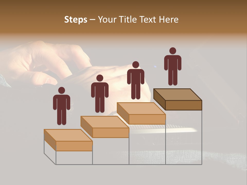 Person Light Finger PowerPoint Template