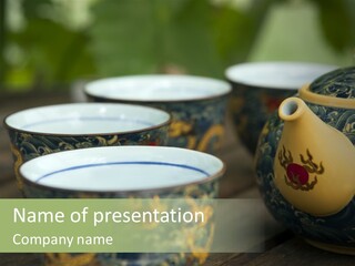 Green Summer Tea PowerPoint Template