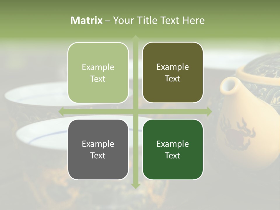 Green Summer Tea PowerPoint Template