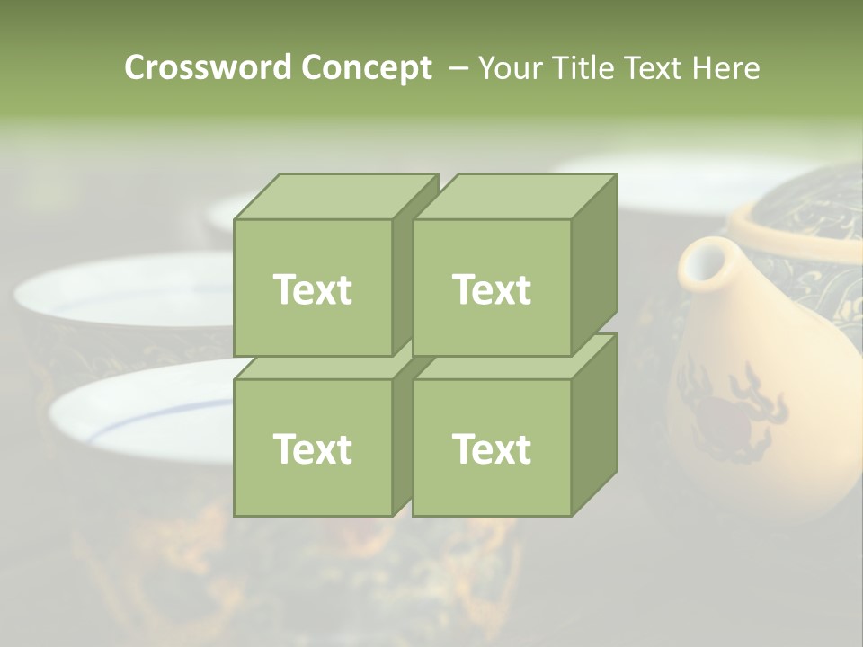 Green Summer Tea PowerPoint Template