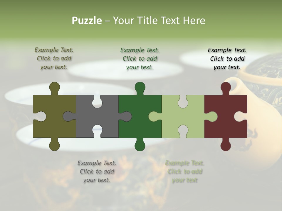 Green Summer Tea PowerPoint Template