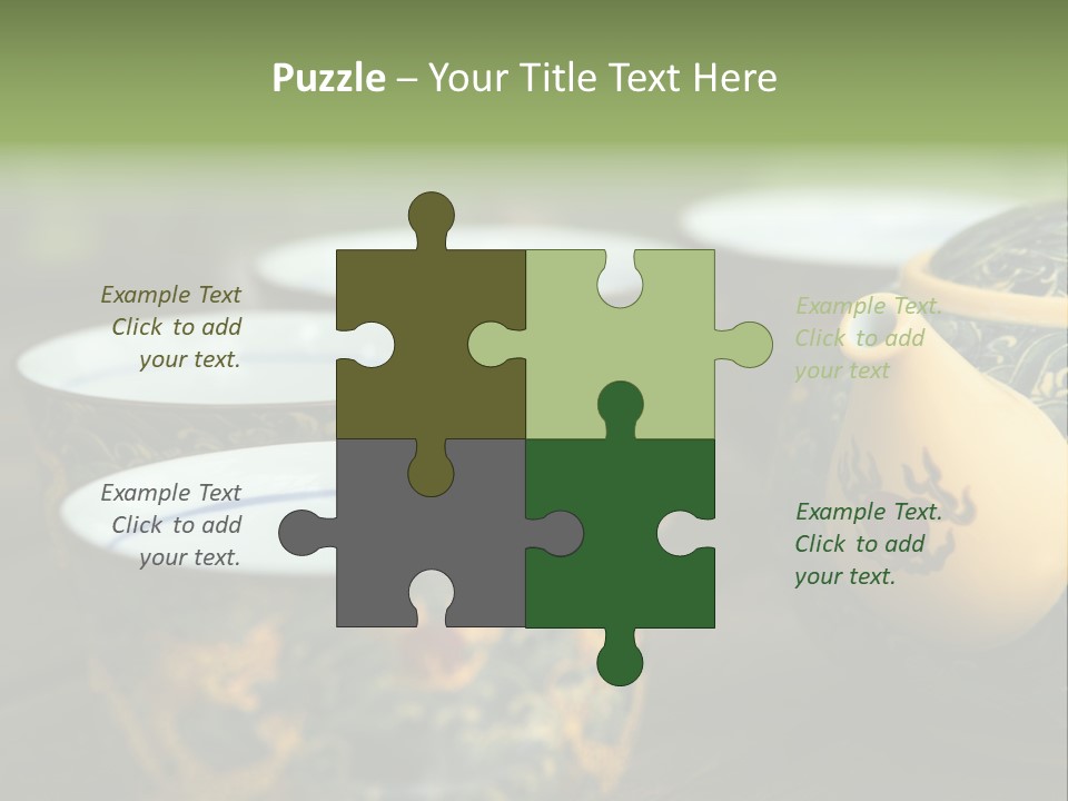 Green Summer Tea PowerPoint Template