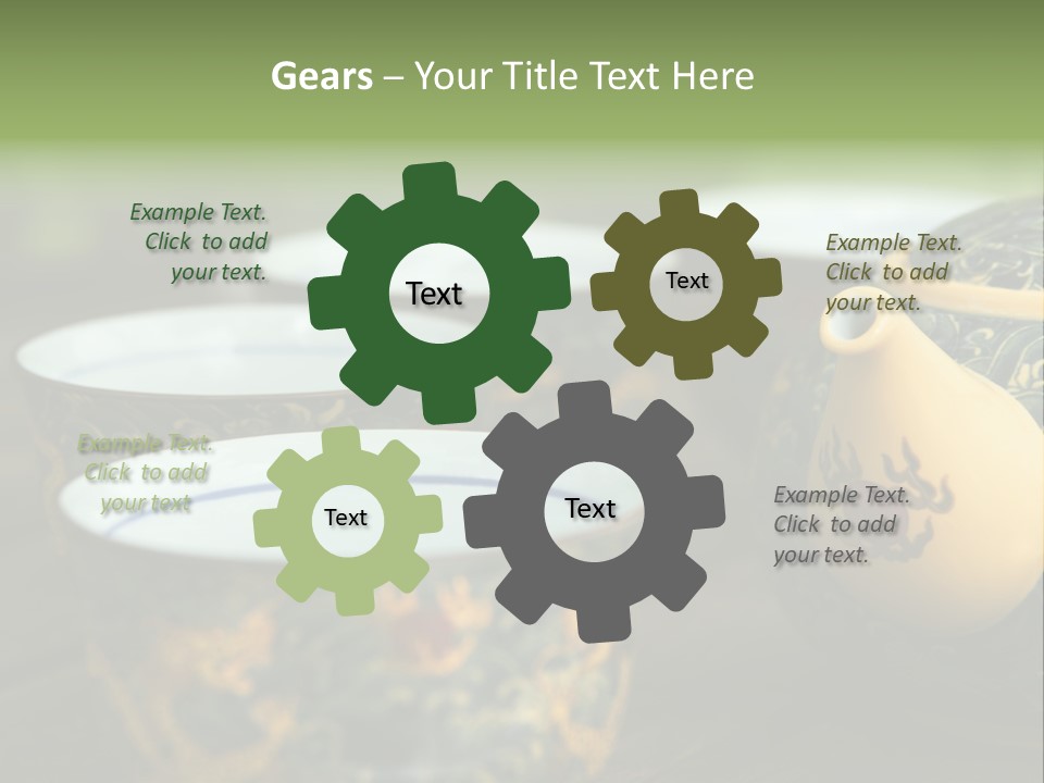 Green Summer Tea PowerPoint Template