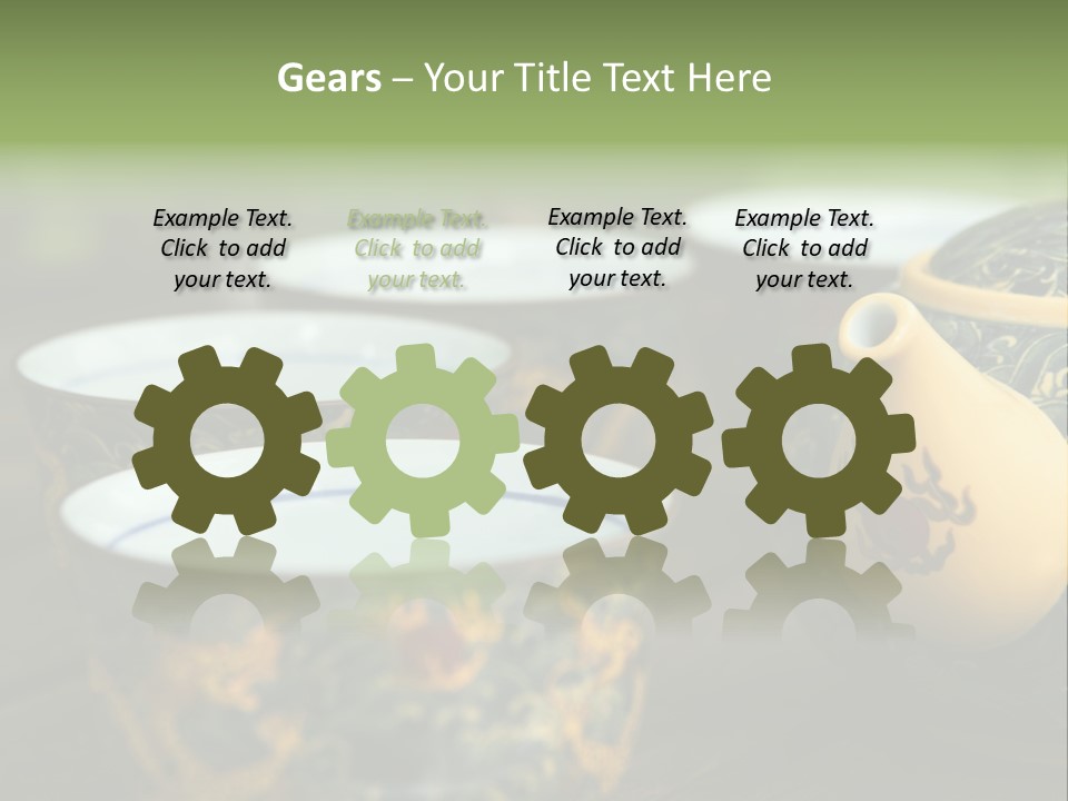 Green Summer Tea PowerPoint Template