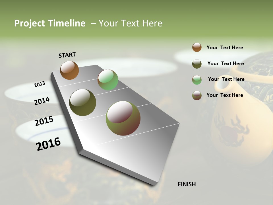 Green Summer Tea PowerPoint Template