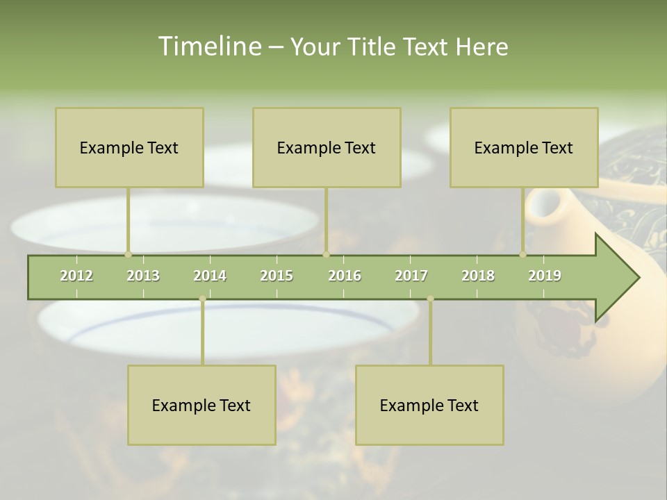 Green Summer Tea PowerPoint Template
