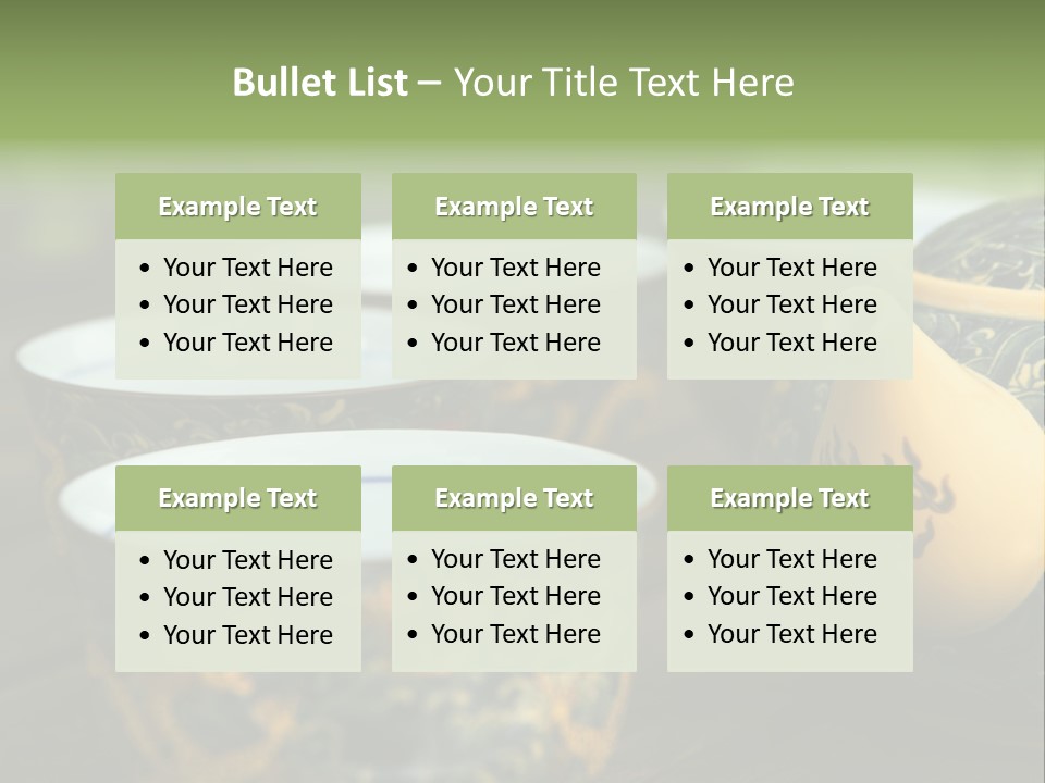 Green Summer Tea PowerPoint Template