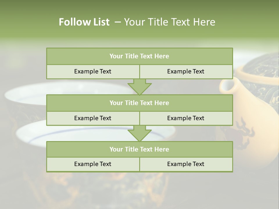 Green Summer Tea PowerPoint Template