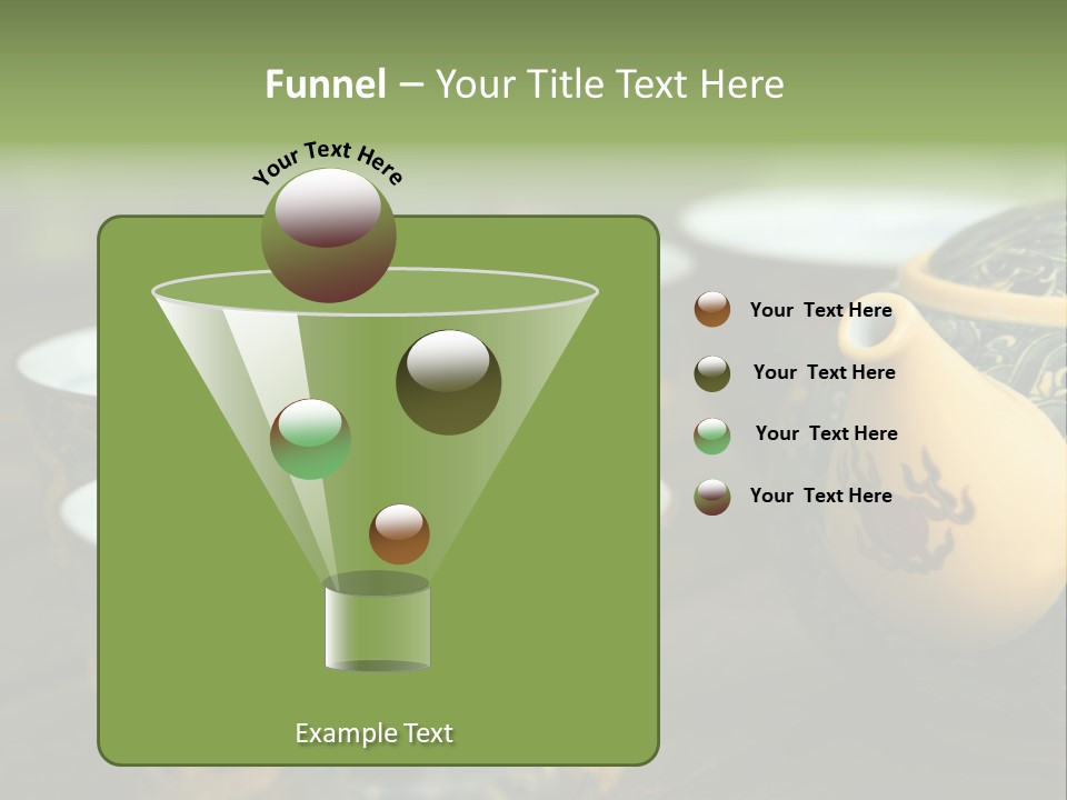 Green Summer Tea PowerPoint Template