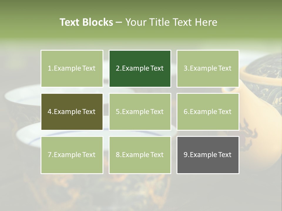 Green Summer Tea PowerPoint Template