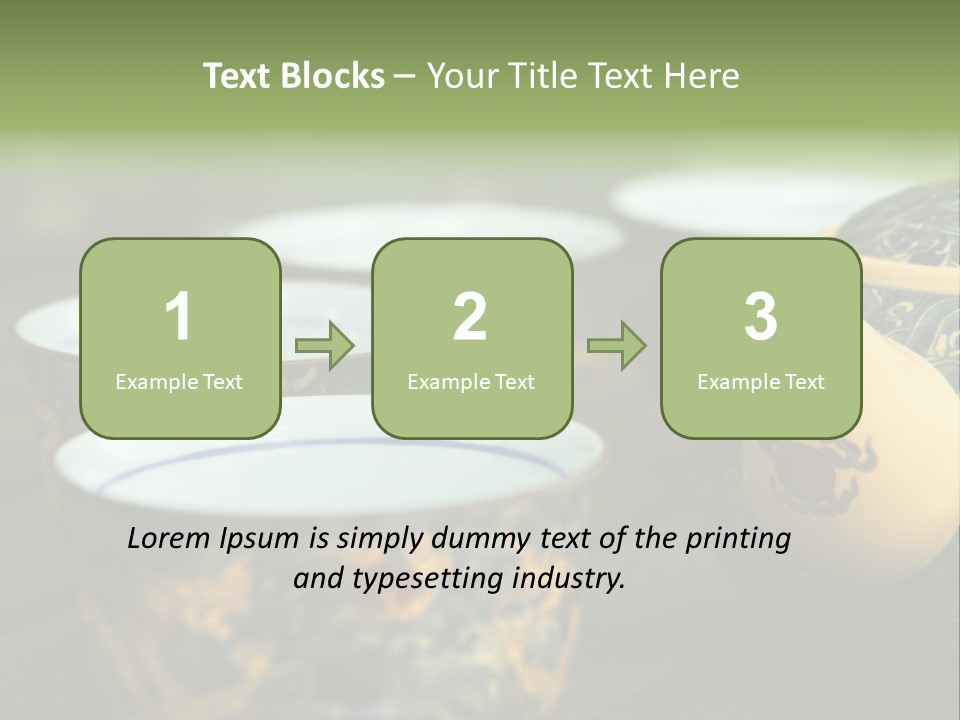 Green Summer Tea PowerPoint Template