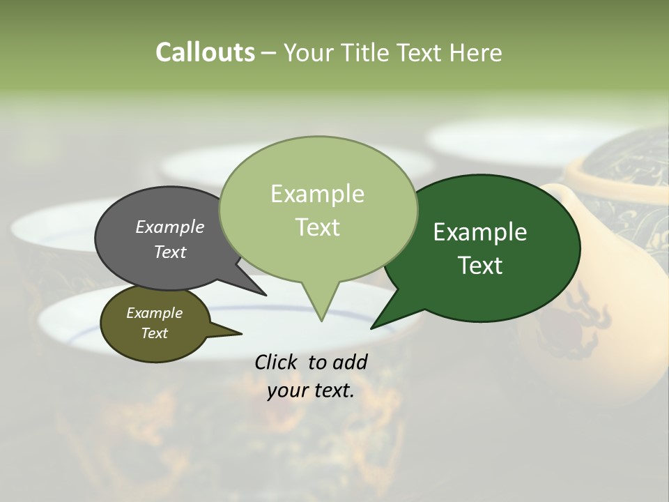 Green Summer Tea PowerPoint Template