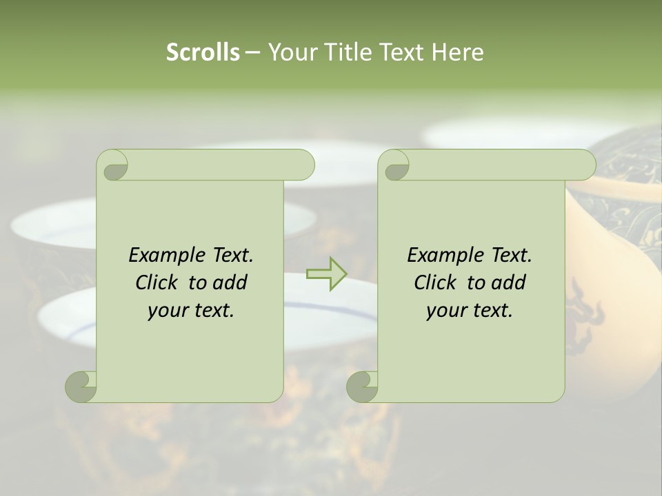 Green Summer Tea PowerPoint Template