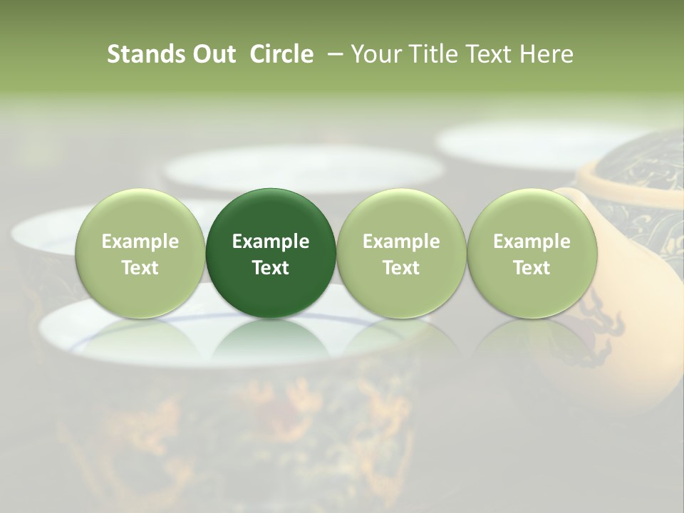 Green Summer Tea PowerPoint Template