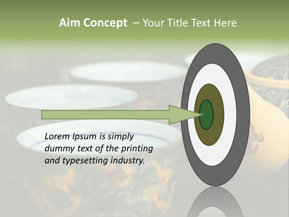 Green Summer Tea PowerPoint Template