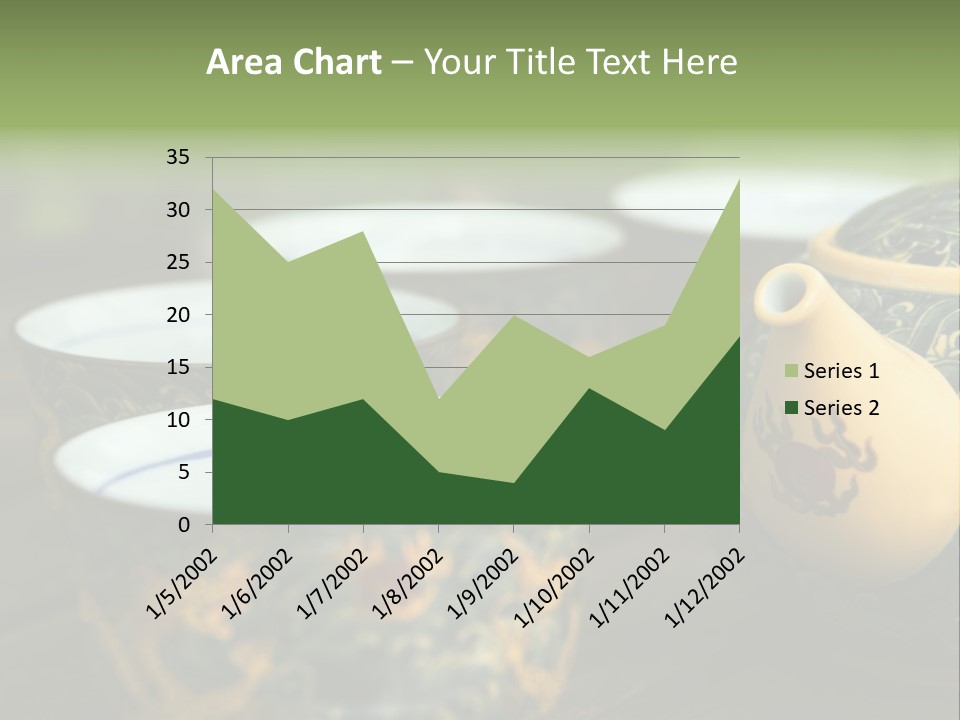 Green Summer Tea PowerPoint Template