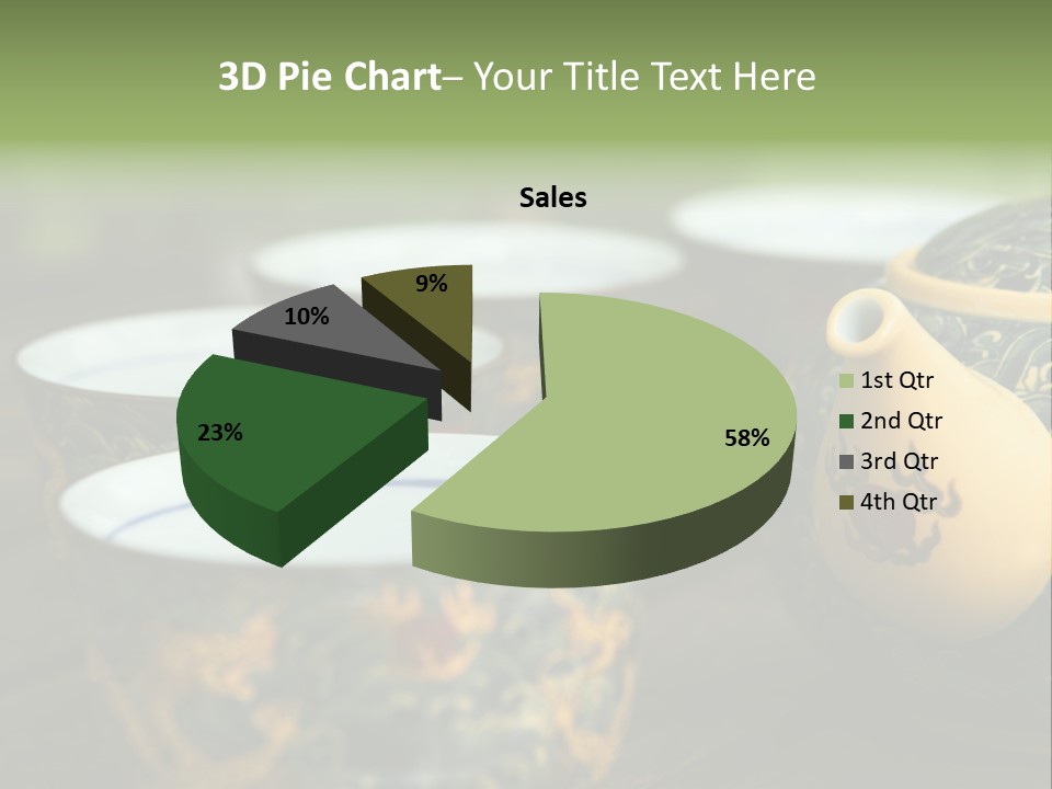 Green Summer Tea PowerPoint Template