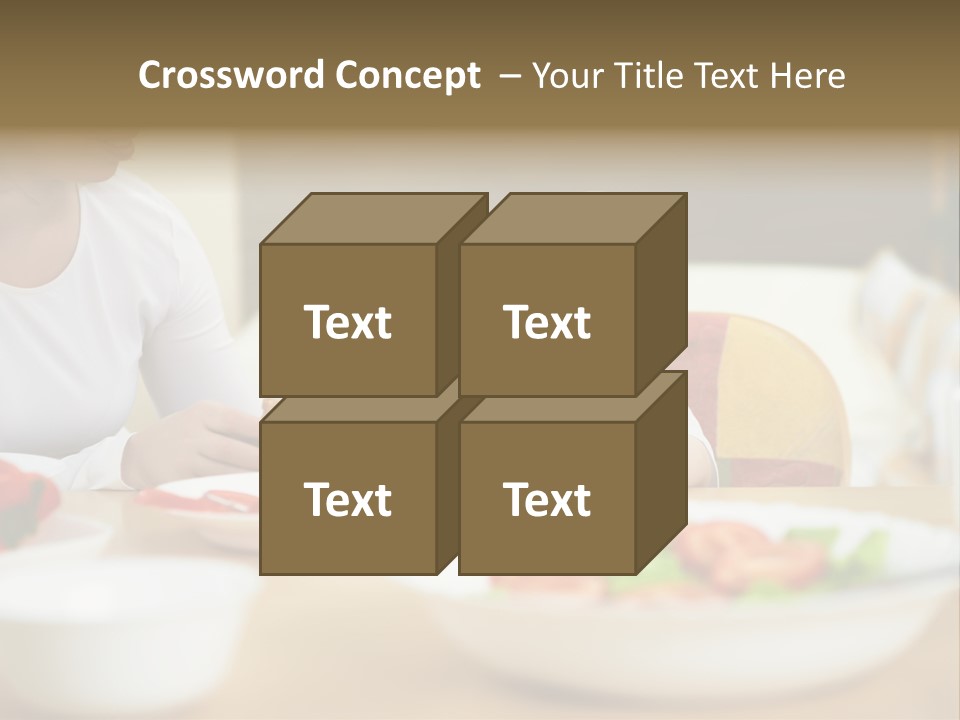 Interior Little House PowerPoint Template