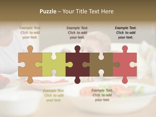 Interior Little House PowerPoint Template