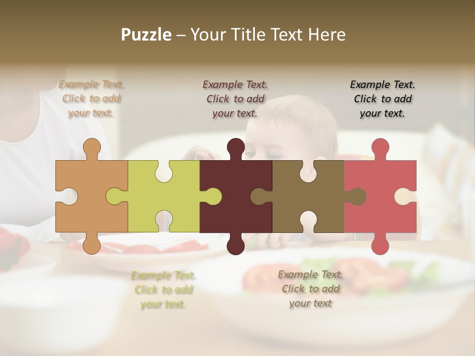 Interior Little House PowerPoint Template