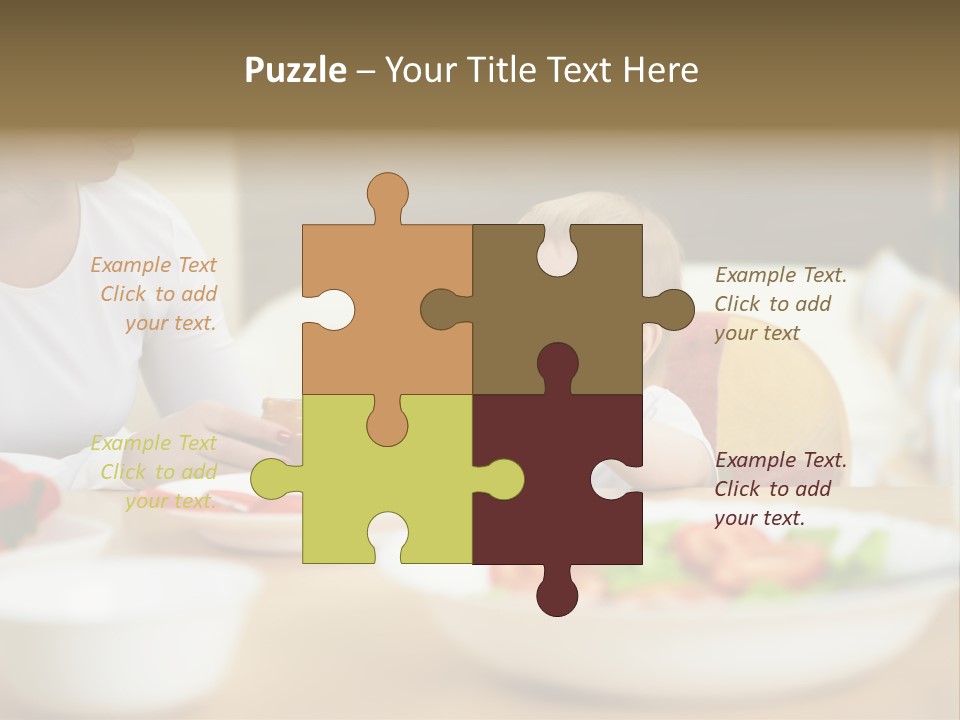 Interior Little House PowerPoint Template