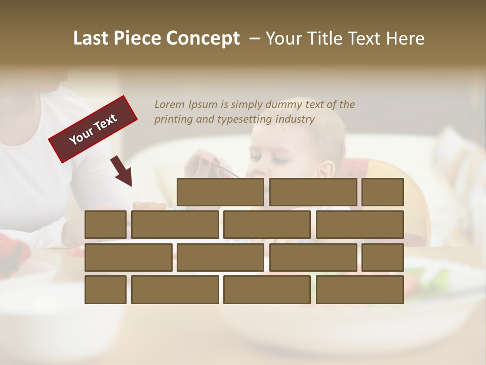 Interior Little House PowerPoint Template