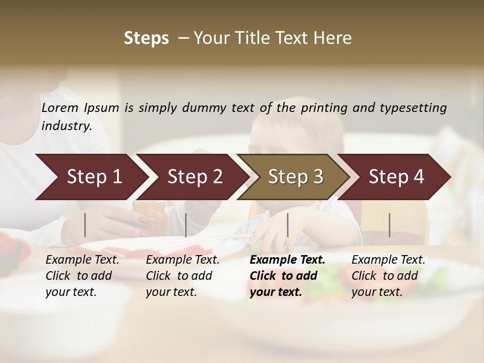 Interior Little House PowerPoint Template