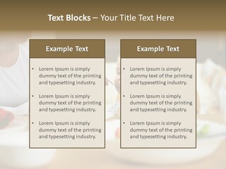 Interior Little House PowerPoint Template