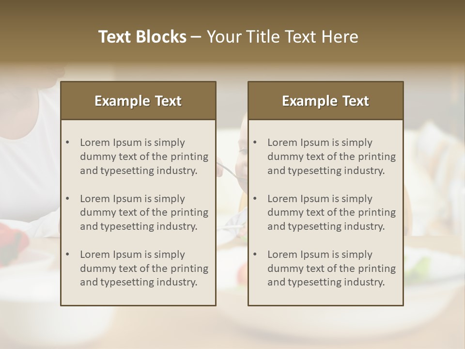 Interior Little House PowerPoint Template