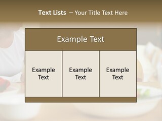 Interior Little House PowerPoint Template