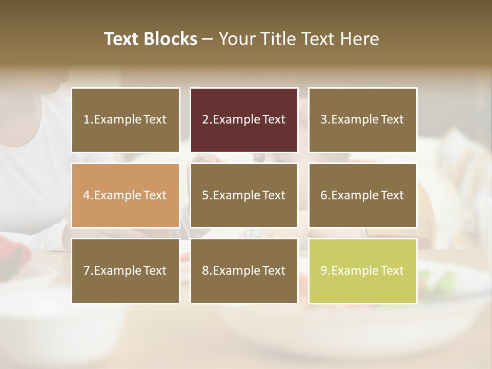 Interior Little House PowerPoint Template