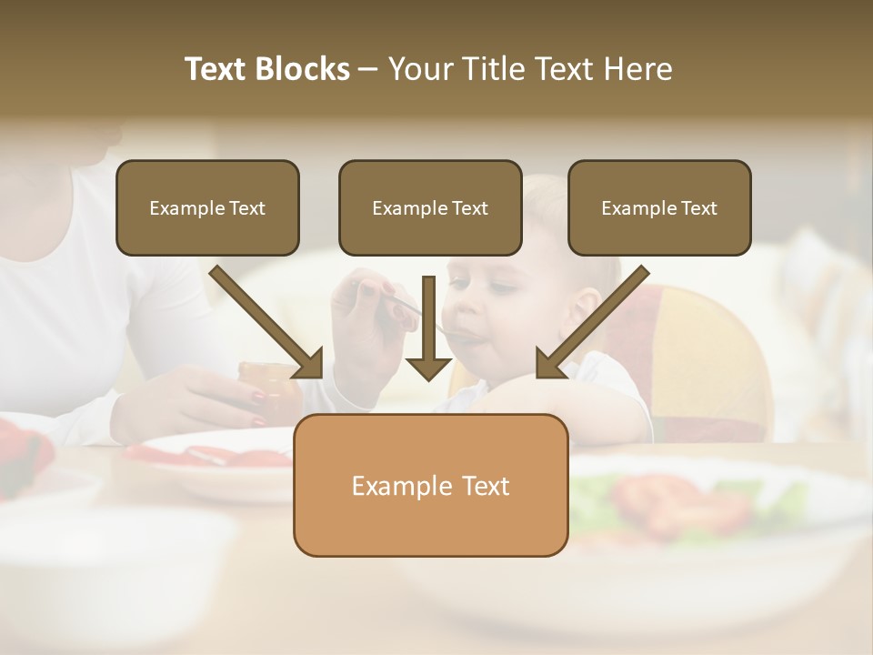 Interior Little House PowerPoint Template
