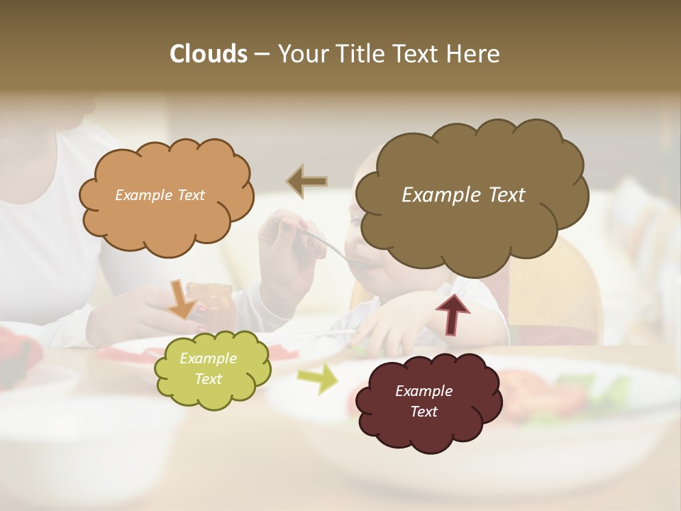 Interior Little House PowerPoint Template