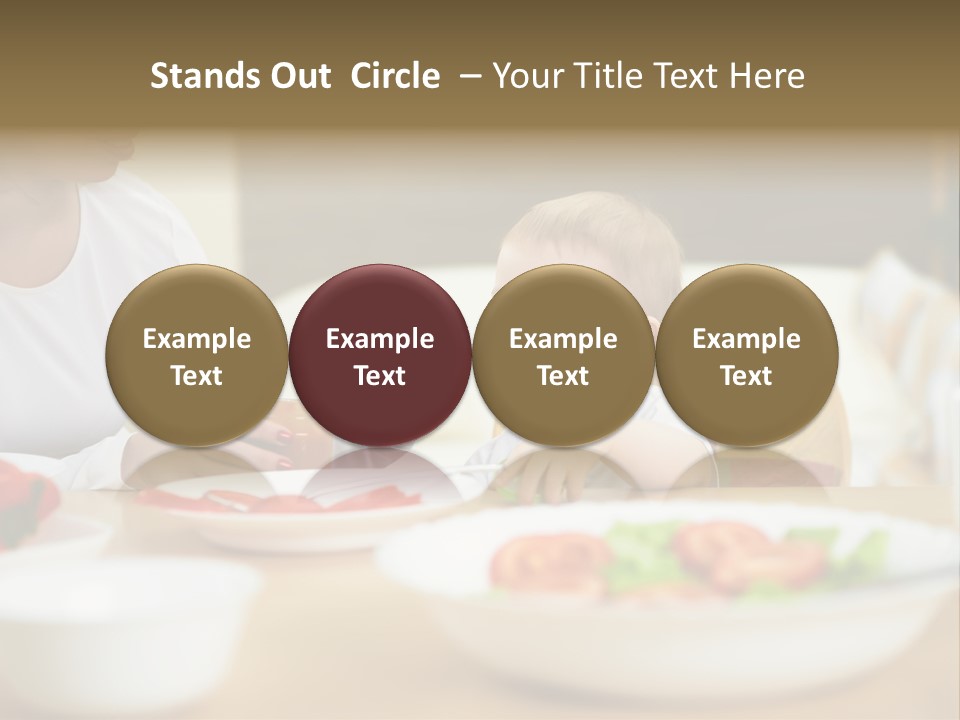 Interior Little House PowerPoint Template