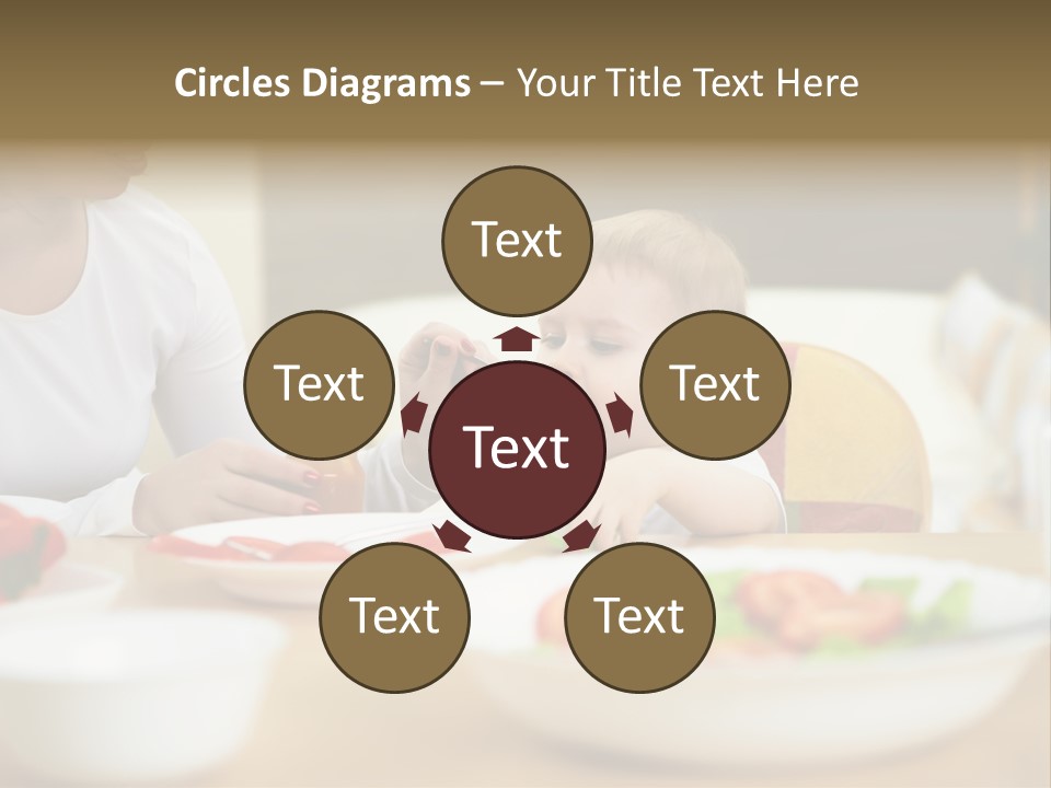 Interior Little House PowerPoint Template