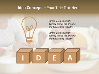 Interior Little House PowerPoint Template