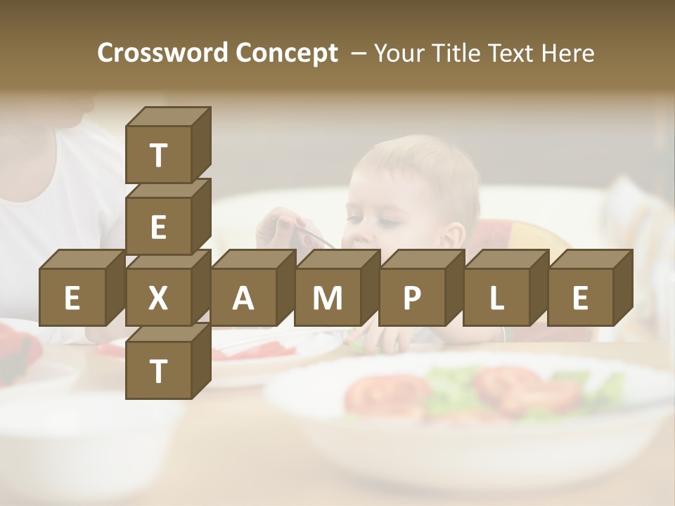 Interior Little House PowerPoint Template