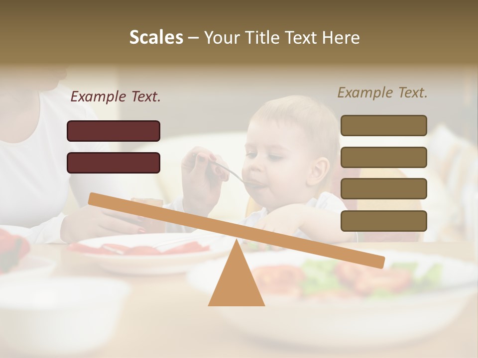 Interior Little House PowerPoint Template