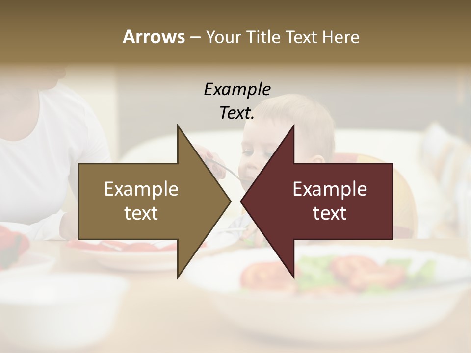 Interior Little House PowerPoint Template