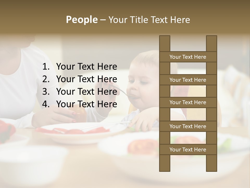 Interior Little House PowerPoint Template