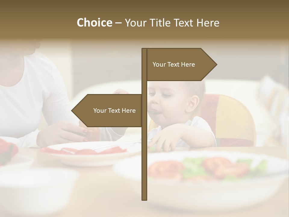 Interior Little House PowerPoint Template