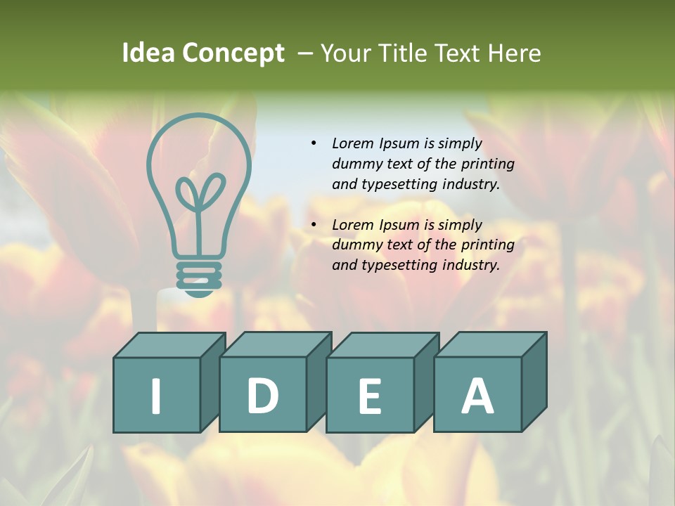 Rays Day Postcard PowerPoint Template