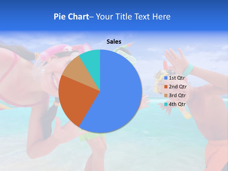 Kids Flippers Masks PowerPoint Template