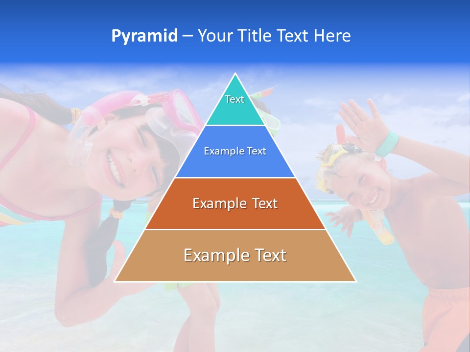 Kids Flippers Masks PowerPoint Template